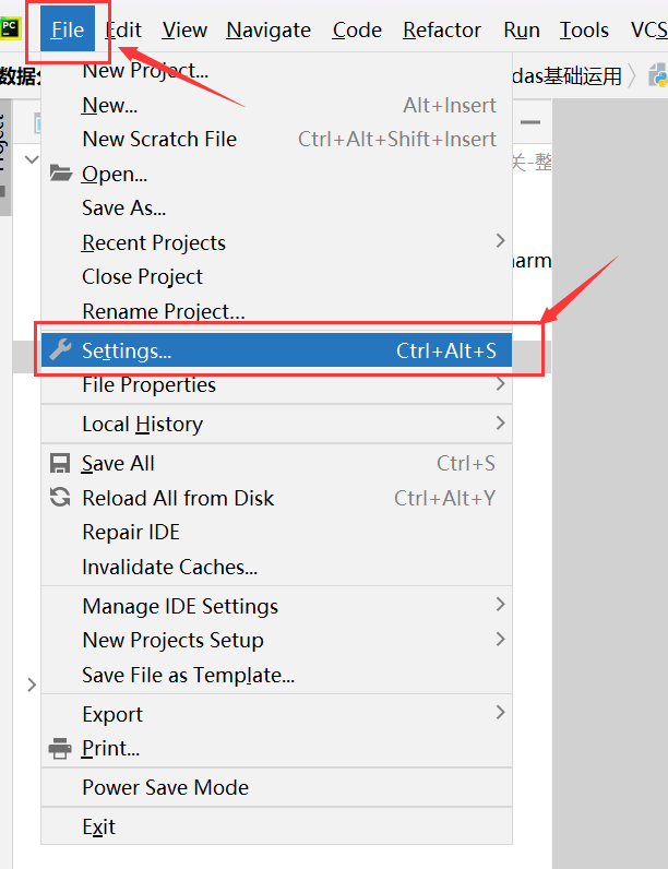 pycharm-settings